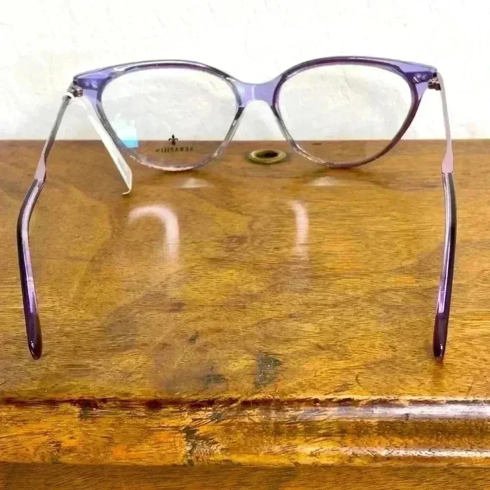 Seraphin by OGI WYNDHAM Eyeglasses Lilac Stardust 8244 53-16-140
